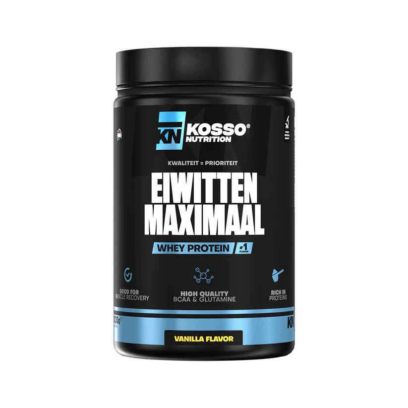 eiwitten maximaal whey proteine kosso nutrition