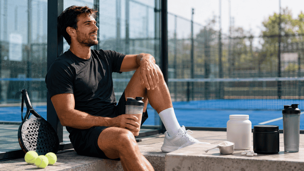 herstellen met supplementen na het padel